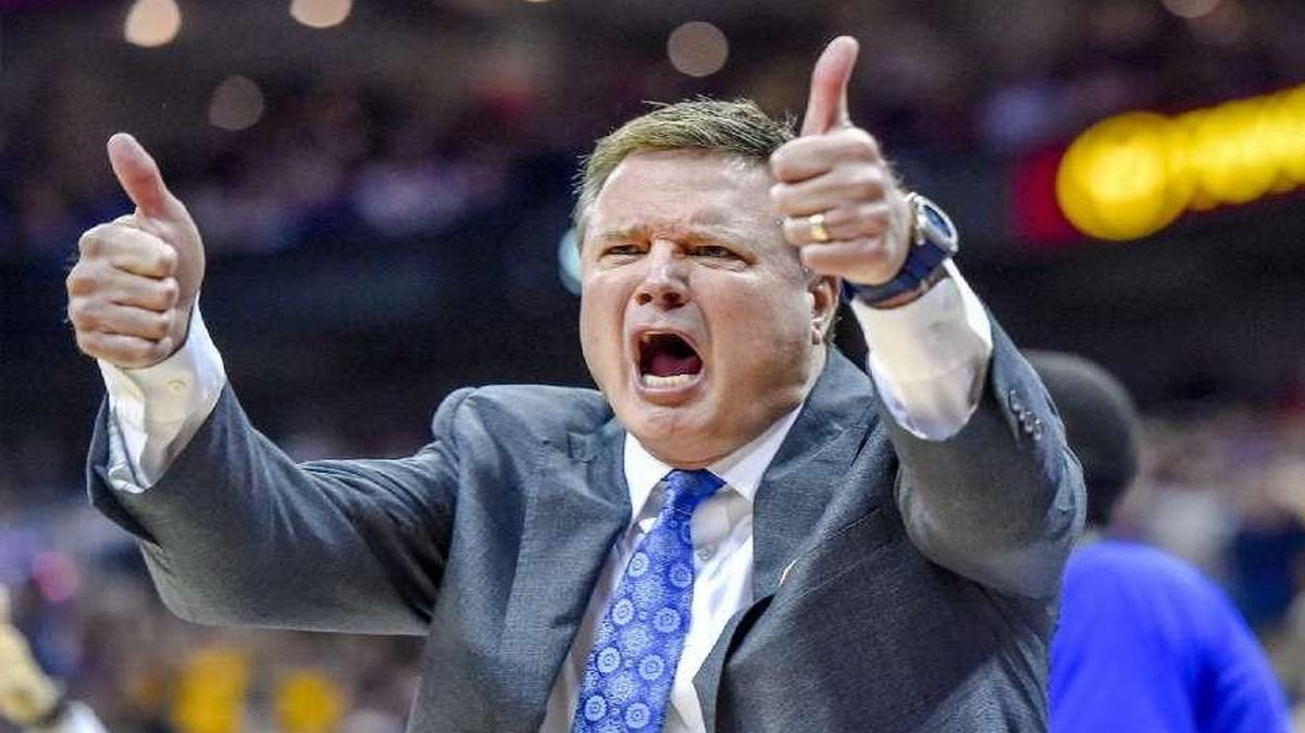 Billy Preston of Oak Hill Academy will be paying a visit to coach Bill Self (above) and the Jayhawks at Kansas’ Late Night in the Phog on Oct. 1 in Allen Fieldhouse.