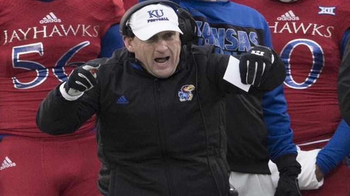Kansas coach David Beaty will be calling the plays on offense this season.