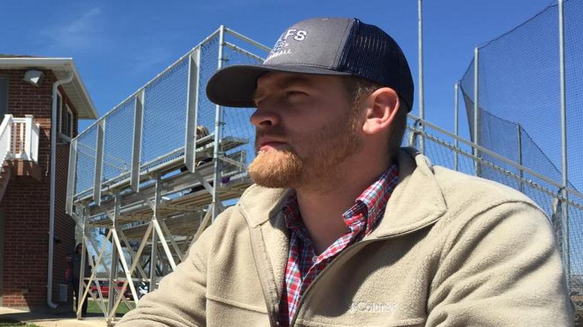 Devin Hampton, a friend of Brandon Bourbon who started the Find Brandon Bourbon Facebook page, watched Potosi High play a baseball game on Saturday.