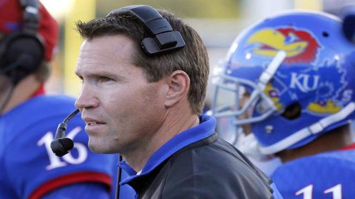
Kansas interim head coach Clint Bowen
