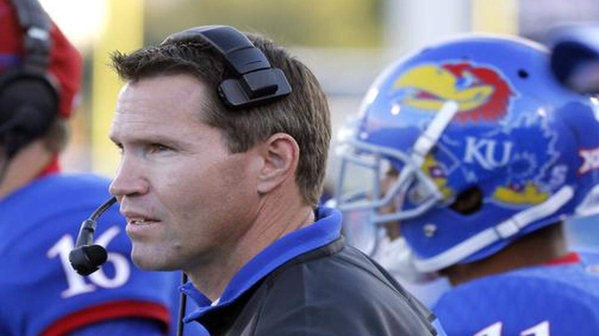 
Kansas interim head coach Clint Bowen.
