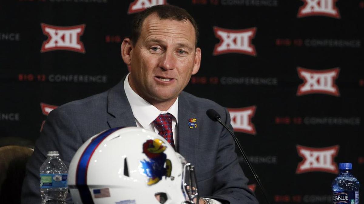 
Kansas football coach David Beaty 
