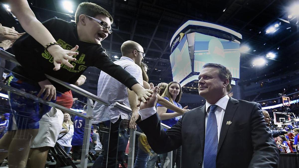 Kansas coach Bill Self will return to the Sprint Center in December when the Jayhawks take on Washington.