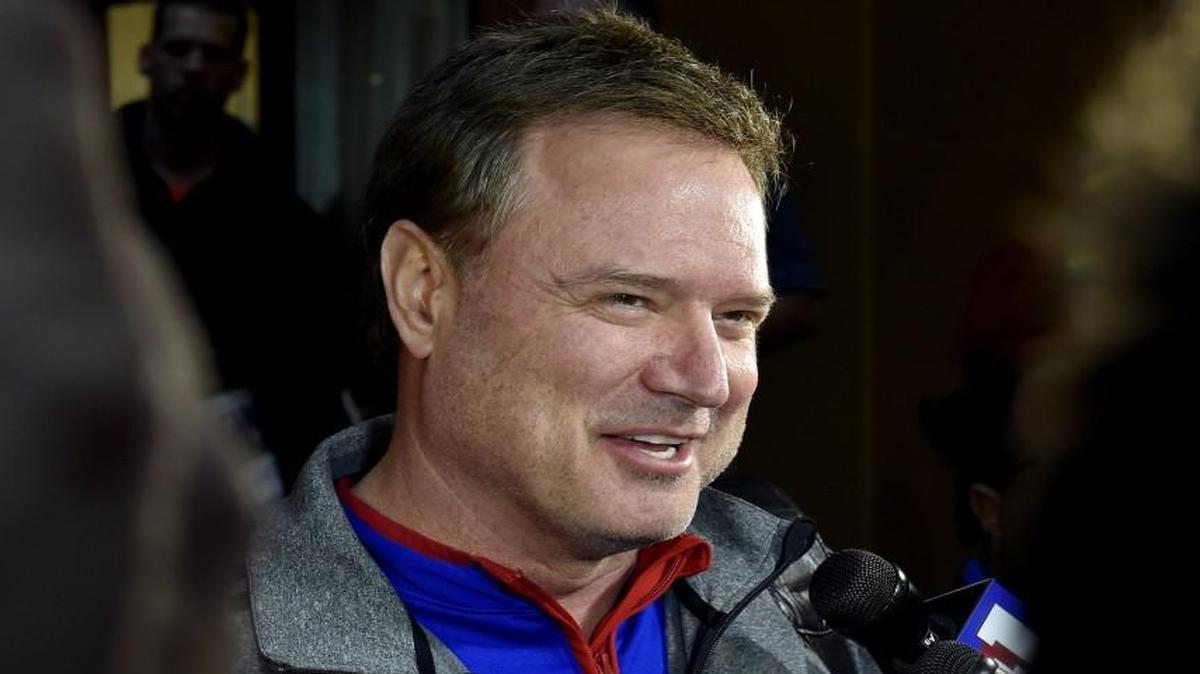 Kansas coach Bill Self sees forward Evan Maxwell as a player with potential who will benefit from time in the weight room.