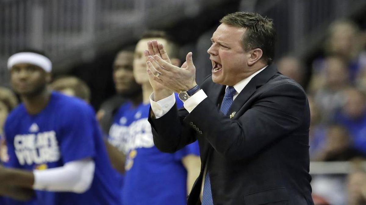 Kansas head basketball coach Bill Self