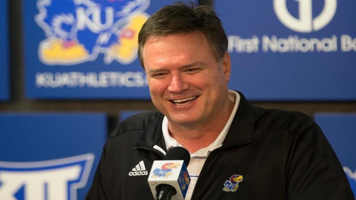 Responding to Democratic vice presidential nominee Tim Kaine’s recent tweet regarding a resumption of Border War basketball and football games between the Kansas Jayhawks and Missouri Tigers, KU men’s basketball coach Bill Self downplayed the idea Saturday, saying Kaine “has more important things on his agenda.”