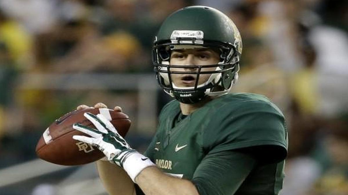 
Baylor quarterback Seth Russell once committed to playing at Kansas.

