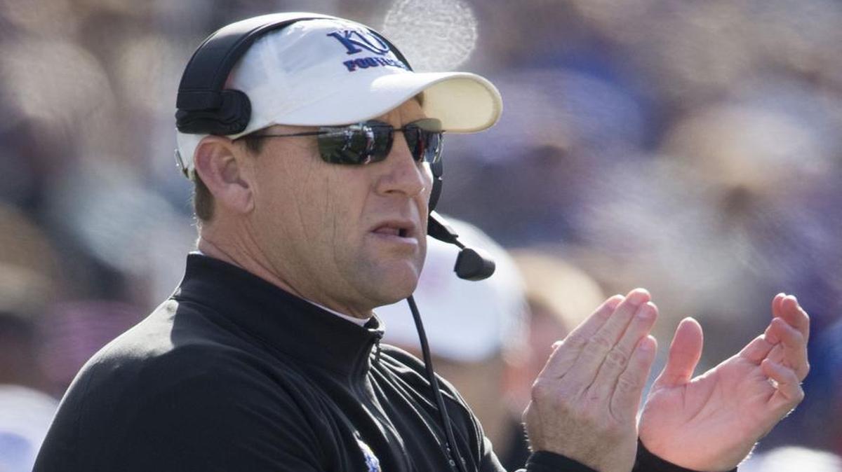 Kansas coach David Beaty (above) won a recruiting battle for junior college running back Octavius Matthews, but Matthews will not be playing for the Jayhawks because of an undisclosed ailment.