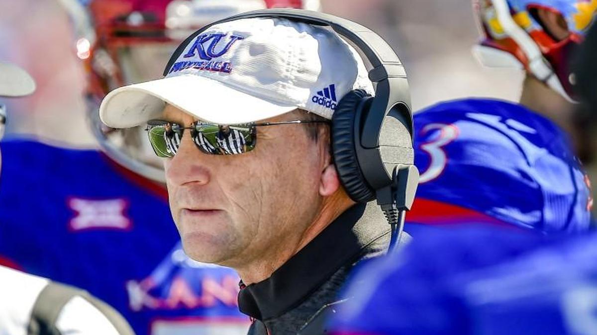 Kansas Jayhawks head football coach David Beaty.