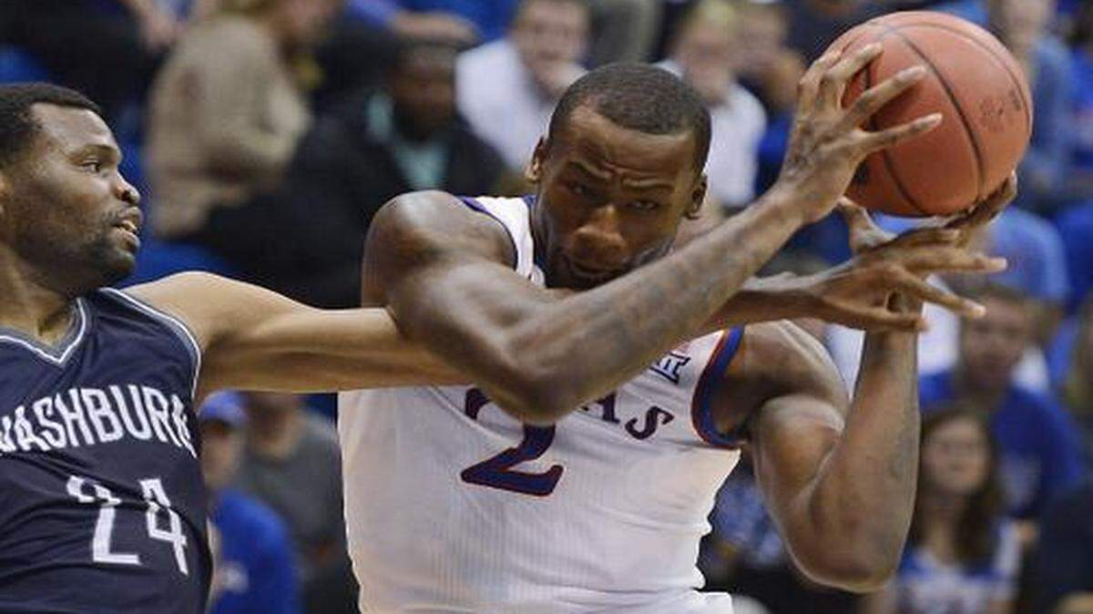 
KU freshmen such as Cliff Alexander (right) are being asked to learn a huge number of plays on offense as they become more familiar with Bill Self’s system.

