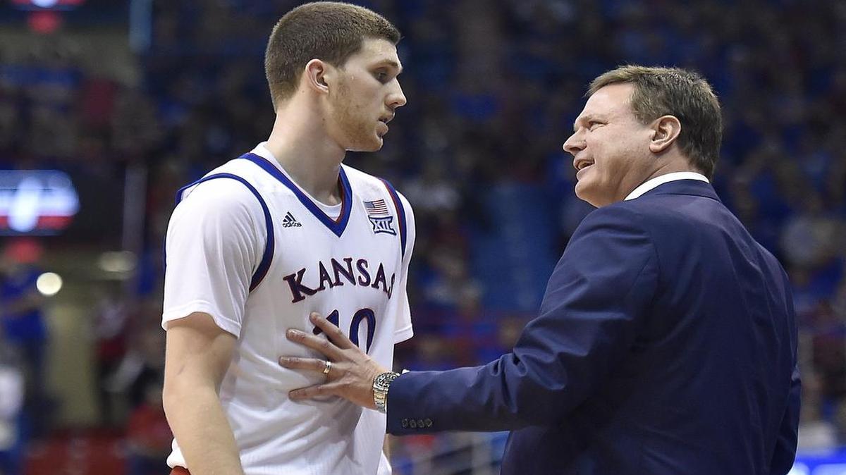 KU’s Svi Mykhailiuk (left) is playing for Ukraine in this summer’s FIBA Under 20 European Championships in Crete.