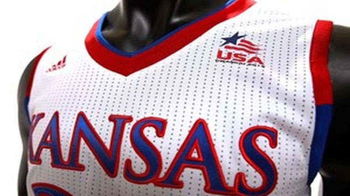 
The white jersey KU will wear for the World University Games
