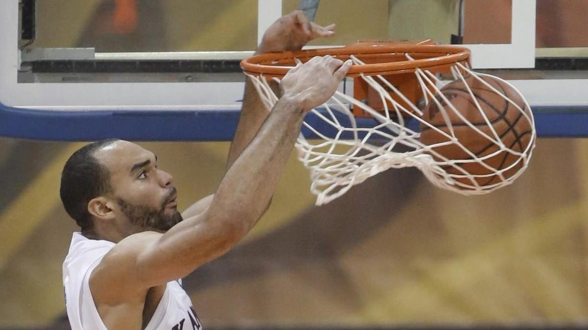 Kansas forward Perry Ellis is averaging 14.3 points and 5.9 rebounds per game so far this season.