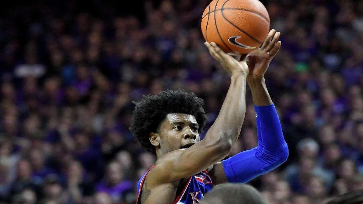 Kansas freshman Josh Jackson has made only 55.9 percent of his free throws this season.