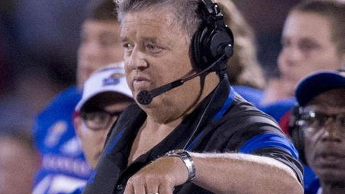 
Charlie Weis was fired as KU football coach Sunday. He was 6-22 in two-plus seasons.
