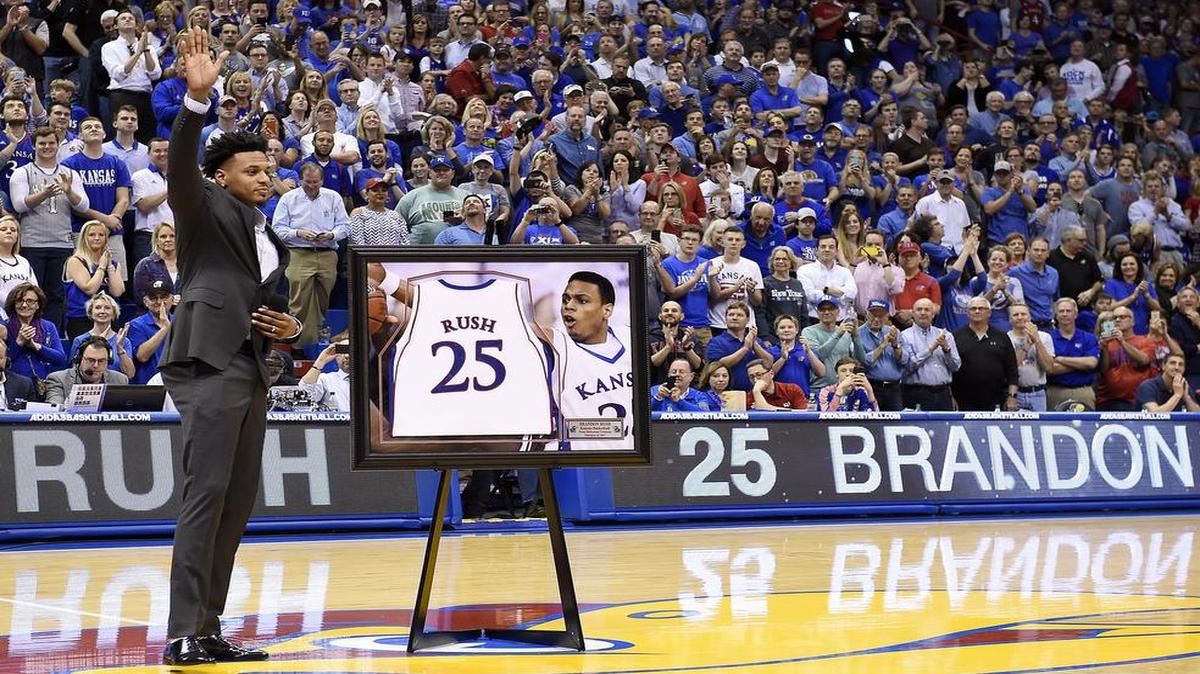 Former KU great Brandon Rush, who was a member of the 2008 NCAA National Championship team and and had his jersey retired by the team, signed with the NBA’s Milwaukee Bucks on Monday, September 18, 2017.