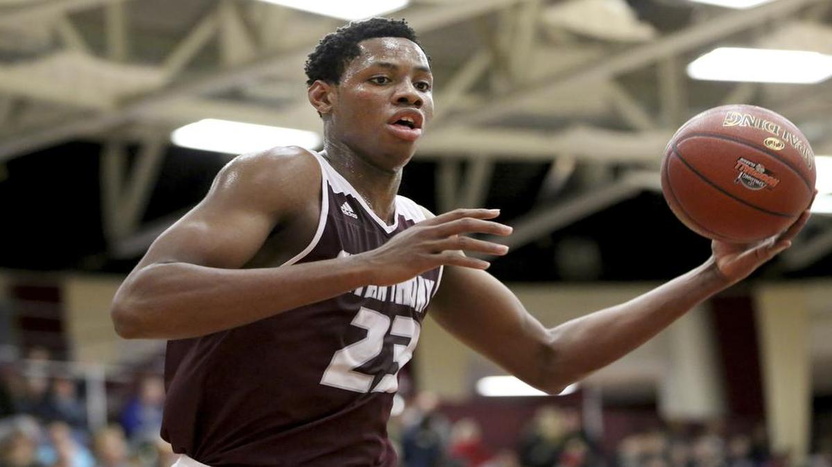 Charles Bassey of St. Anthony Catholic High School in San Antonio, the No. 2 recruit in the class of 2019, is a target of KU’s recruiting efforts.