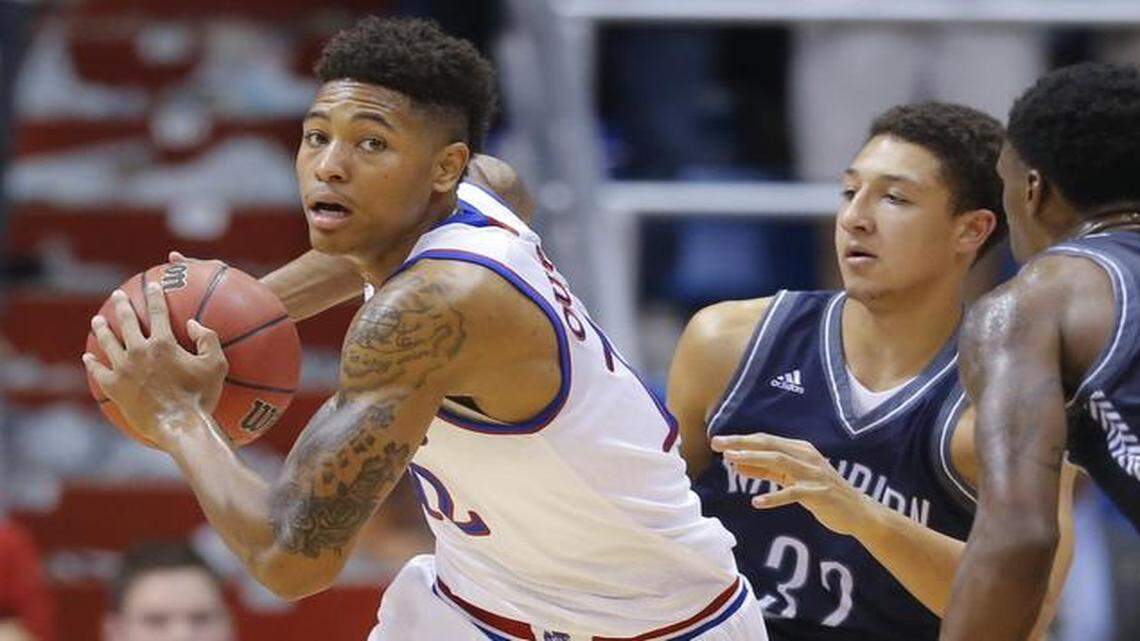 
In six games with the Kansas Jayhawks, freshman swingman Kelly Oubre is averaging just 2.2 points per game while committing seven turnovers. In limited action, his play has been marked by a state of awkward hesitancy. 
