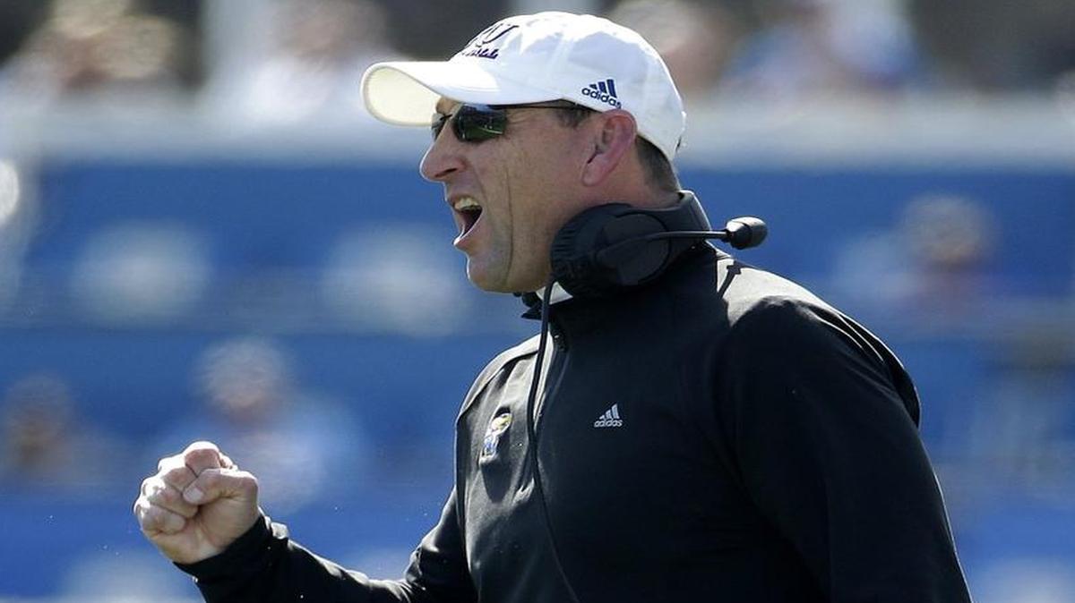 
Kansas head coach David Beaty.
