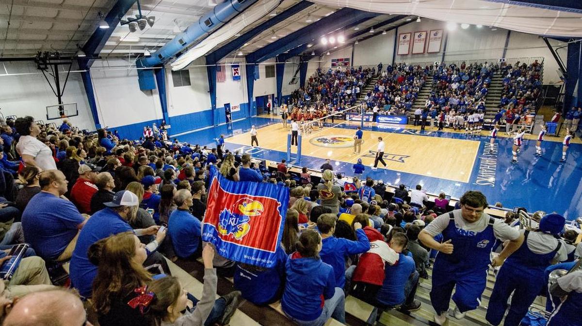Kansas’ Horejsi Family Athletics Center will be torn down and rebuilt after the 2018 volleyball season.