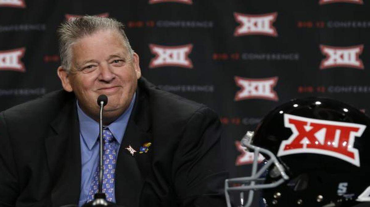 
Kansas head football coach Charlie Weis.
