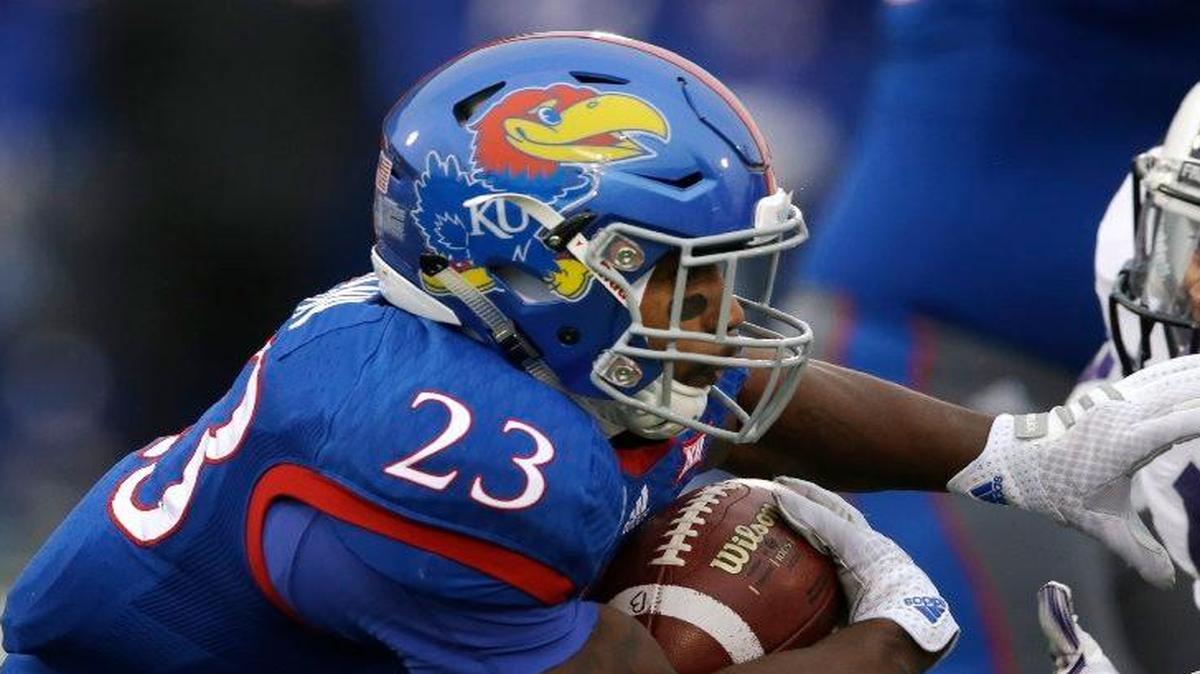 Kansas running back De’Andre Mann reportedly signed with the Atlanta Falcons on Saturday night.