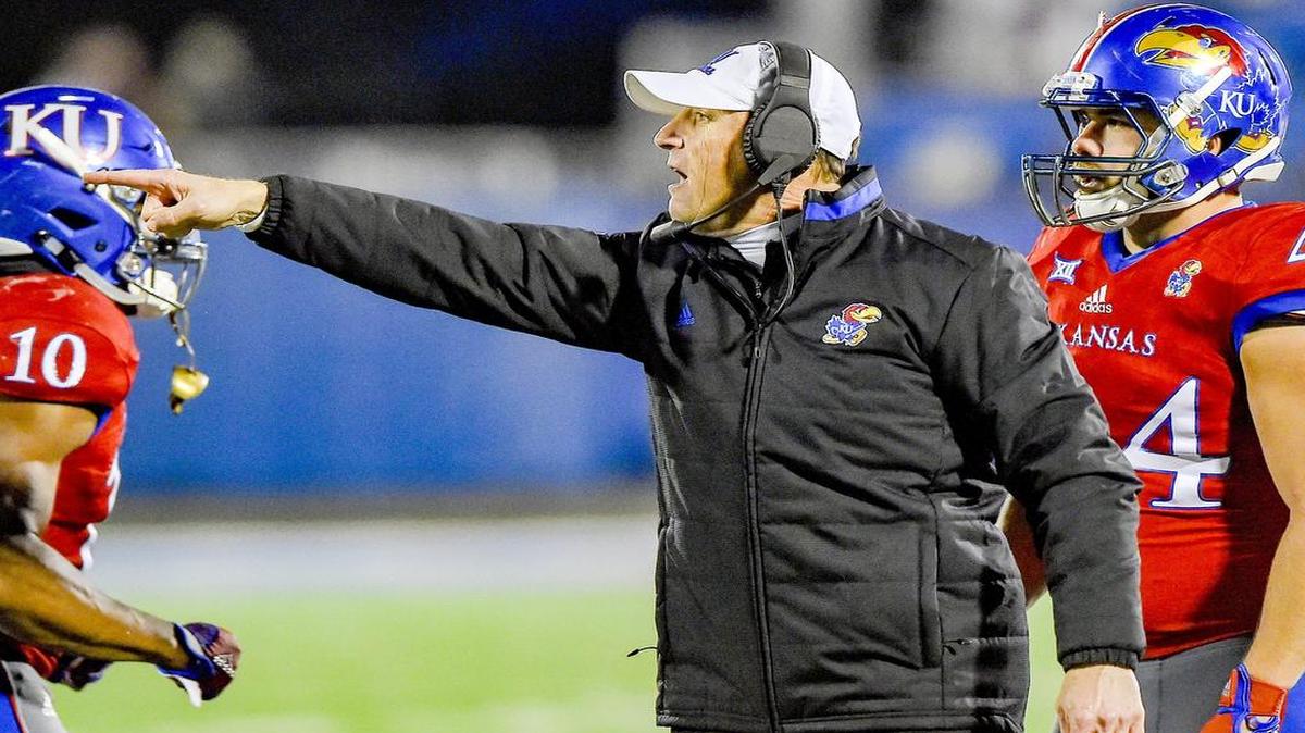 Kansas Jayhawks football coach David Beaty