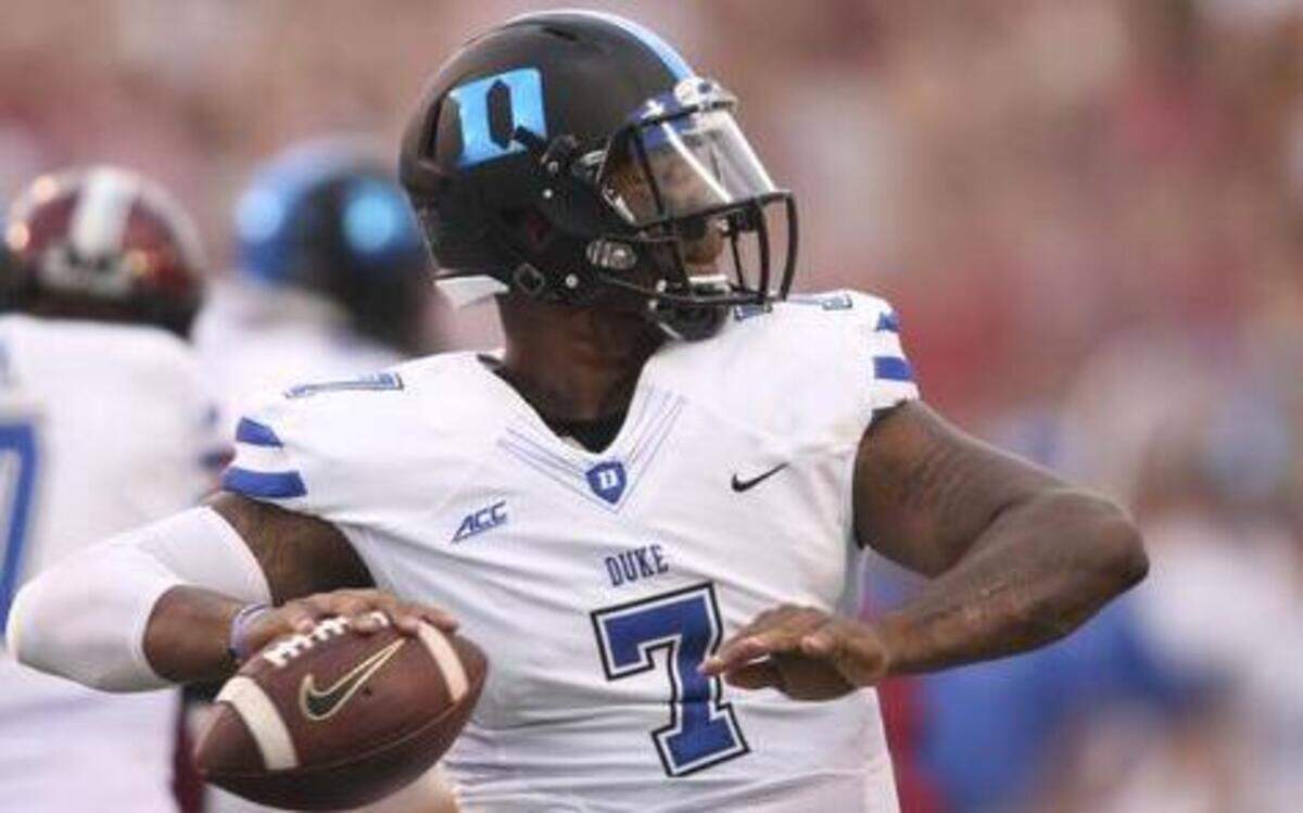 
Duke quarterback Anthony Boone.
