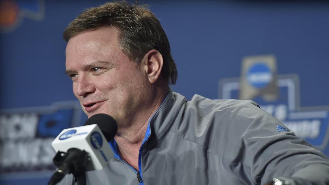 Kansas head basketball coach Bill Self
