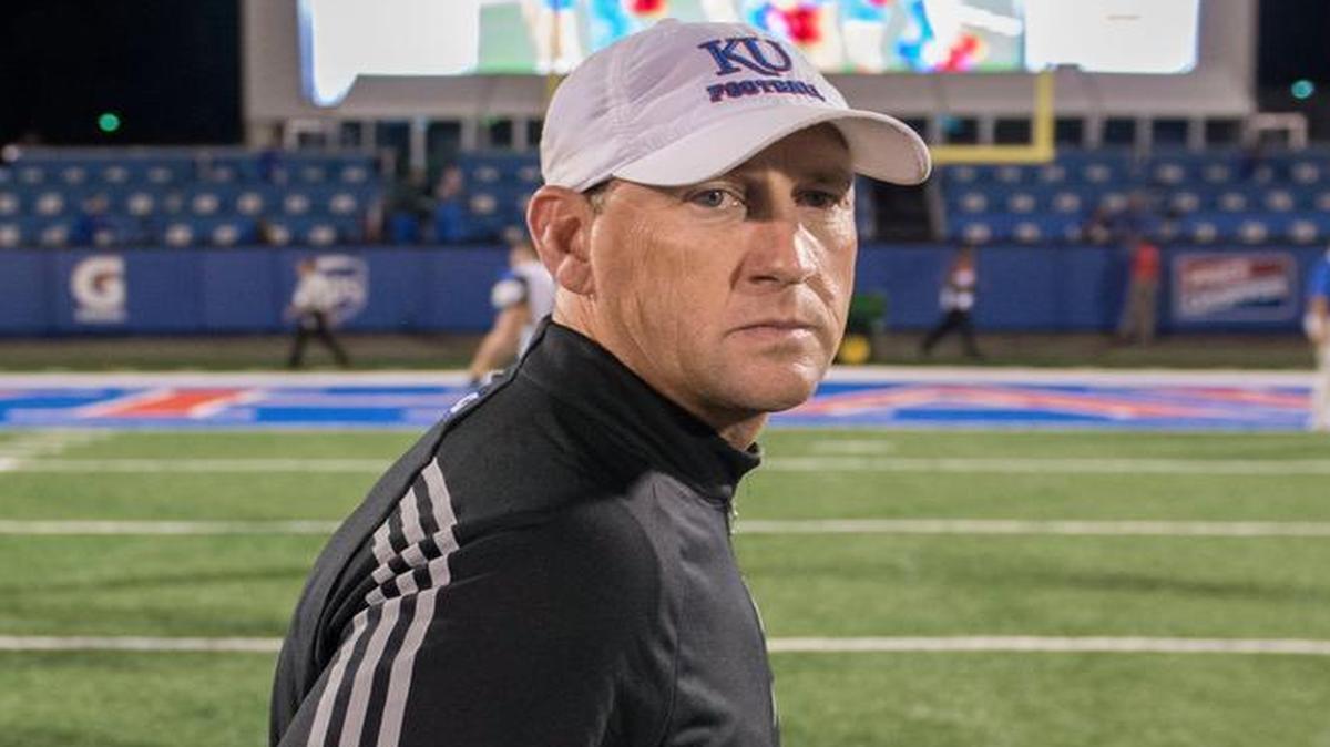 David Beaty is trying to avoid being the coach of the first winless Kansas football team since 1954.