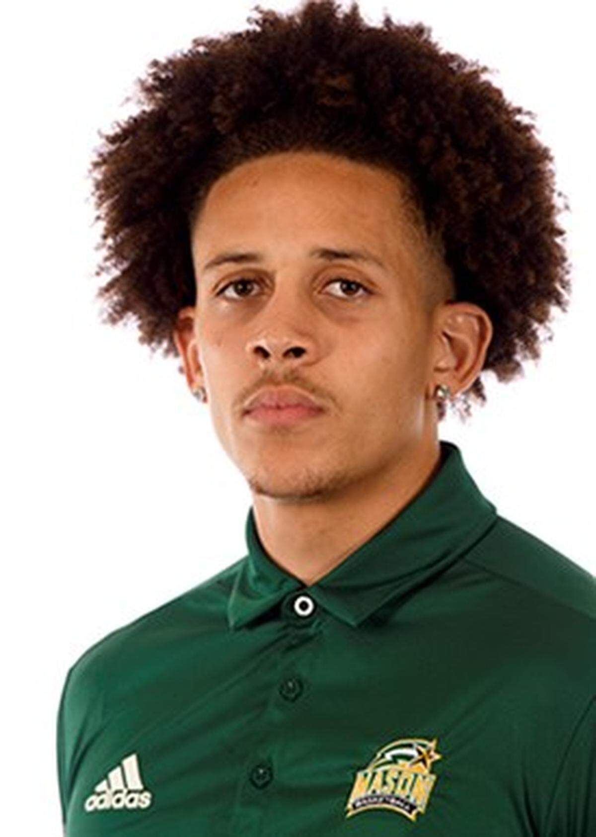 George Mason forward Josh Oduro.