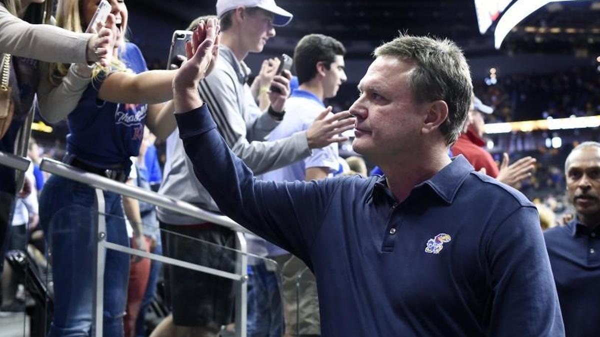 Kansas coach Bill Self.