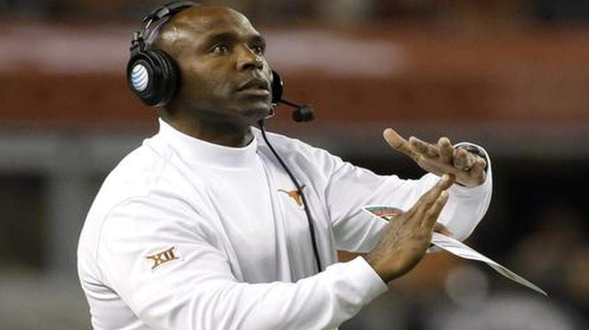 
Texas head coach Charlie Strong.
