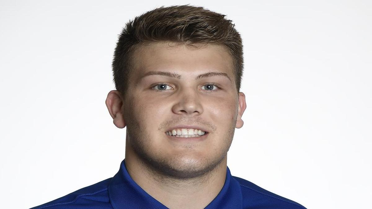 KU fullback Caperton Humphrey