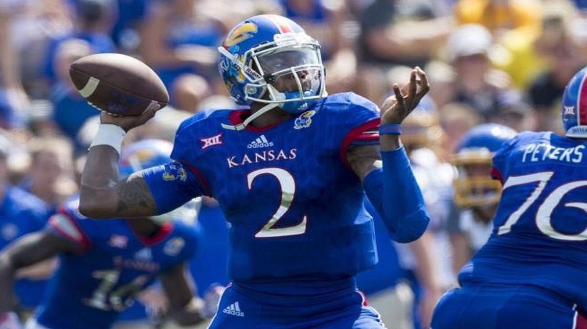 
Kansas quarterback Montell Cozart says he knows most people aren’t expecting the Jayhawks to do well but that the team is working to build a foundation and get better.

