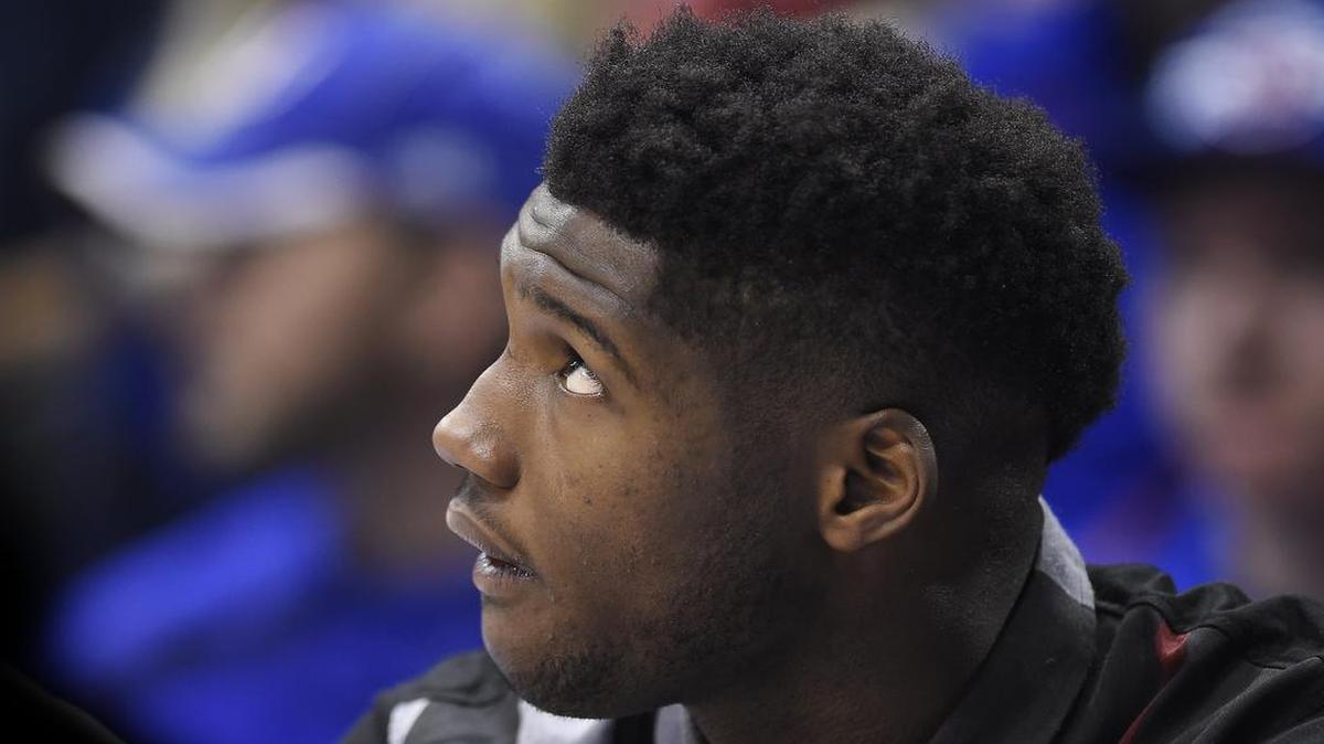 Carlton Bragg on Thursday night was indefinitely suspended from appearing in KU basketball games.