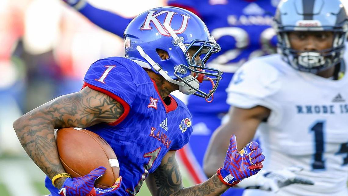 Wide receiver LaQuvionte Gonzalez, who caught 62 passes for 729 yards last season, has been dismissed from the Kansas football team for a violation of team rules.