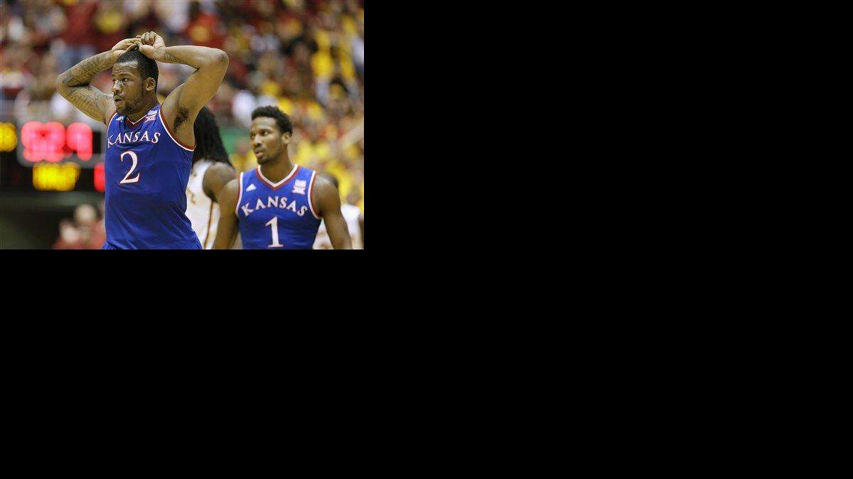 
Kansas forward Cliff Alexander was a spectator most of the second half.
