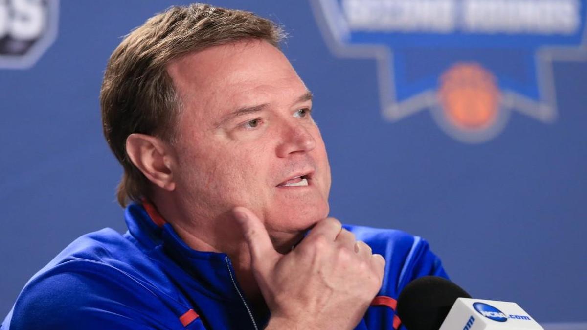 Kansas basketball coach Bill Self.