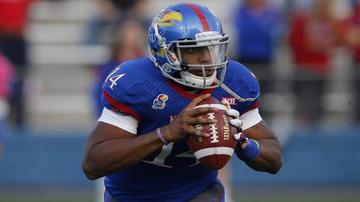 
Kansas quarterback Michael Cummings.
