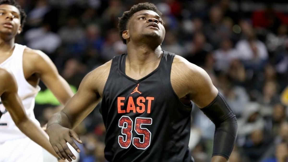 Udoka Azubuike at the Jordan Brand Classic last month in Brooklyn, N.Y.
