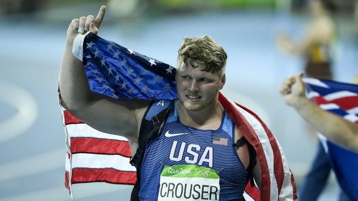 Ryan Crouser, who won the gold medal in the shot put in the 2016 Summer Olympics, will be at the Kansas Relays.