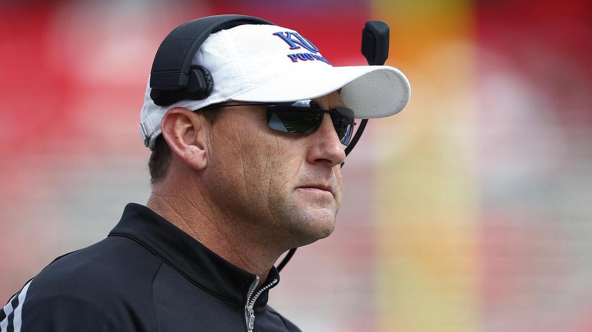 Kansas football coach David Beaty