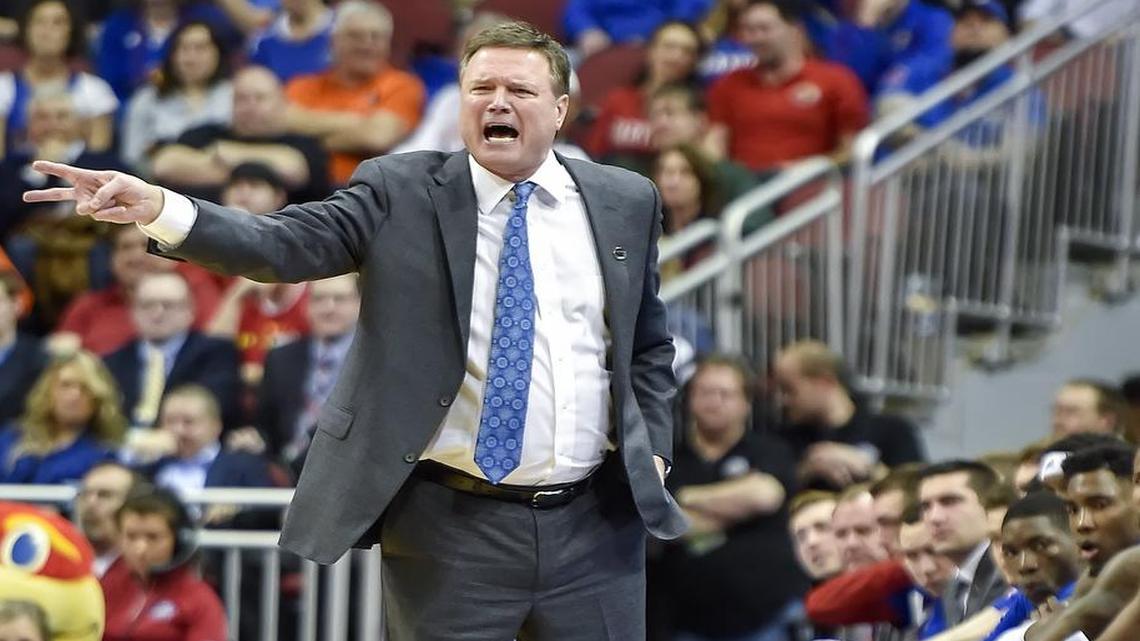 Kansas men’s basketball coach Bill Self