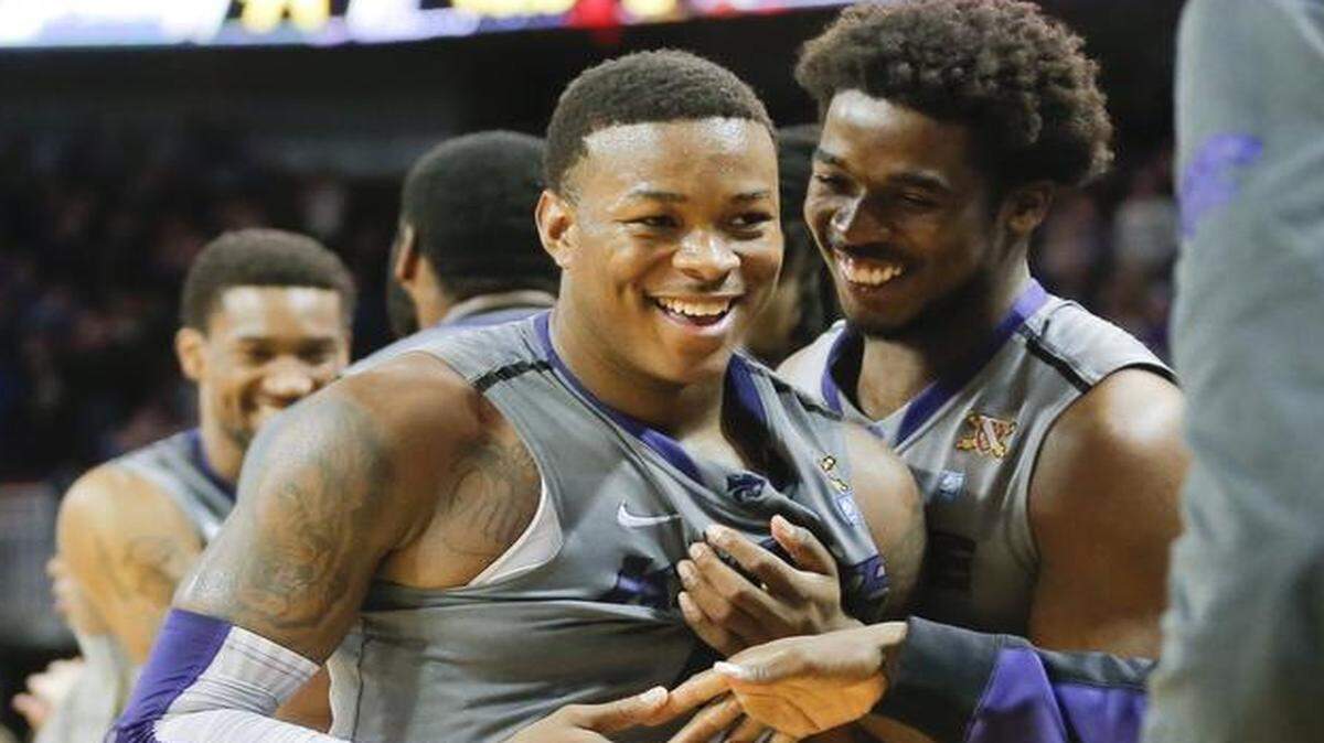 
Kansas State’s Marcus Foster (left).
