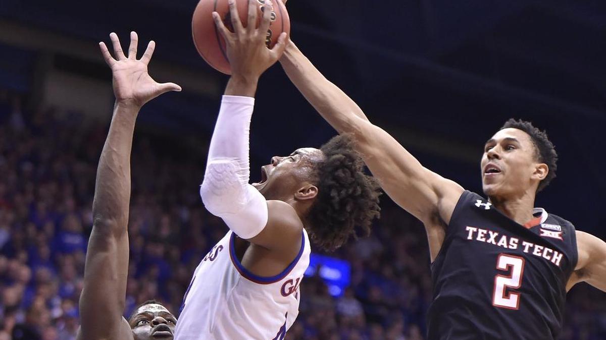 Devonté Graham and the Jayhawks have another game left this season against Big 12 leader Texas Tech. KU, which lost at home to the Red Raiders on Jan. 2, travels to Lubbock on Feb. 24.