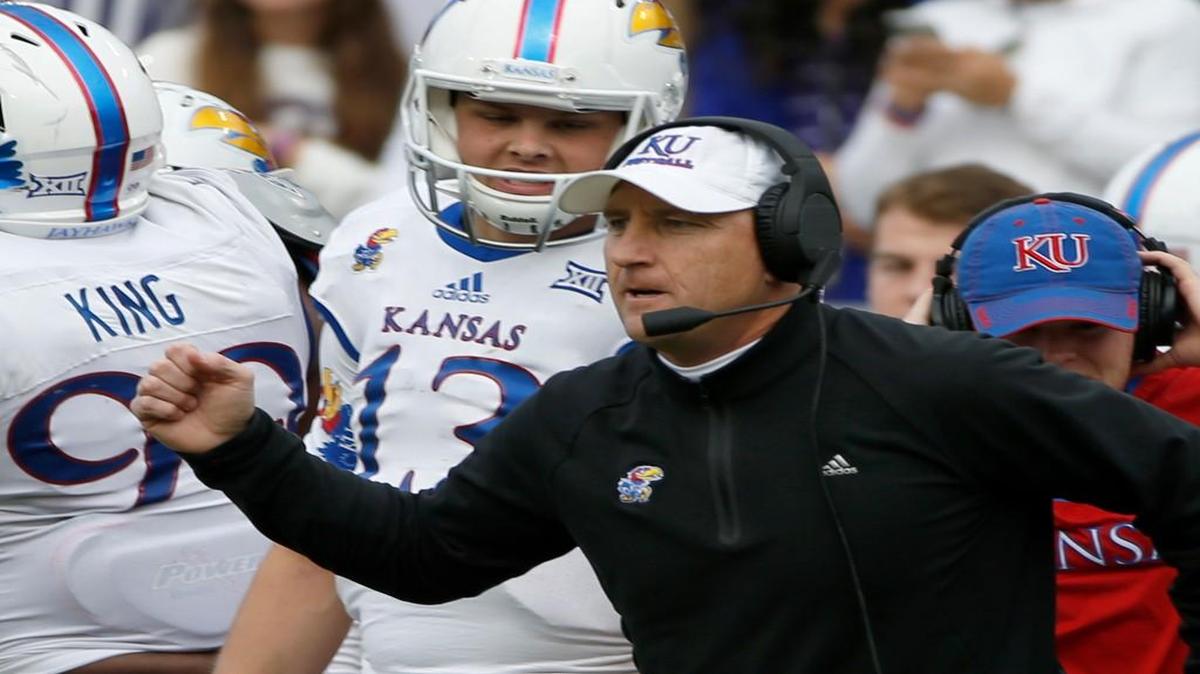 Kansas head coach David Beaty knows anything can happen in the Big 12 and is aiming to steer the Jayhawks away from the possibility of a winless season.
