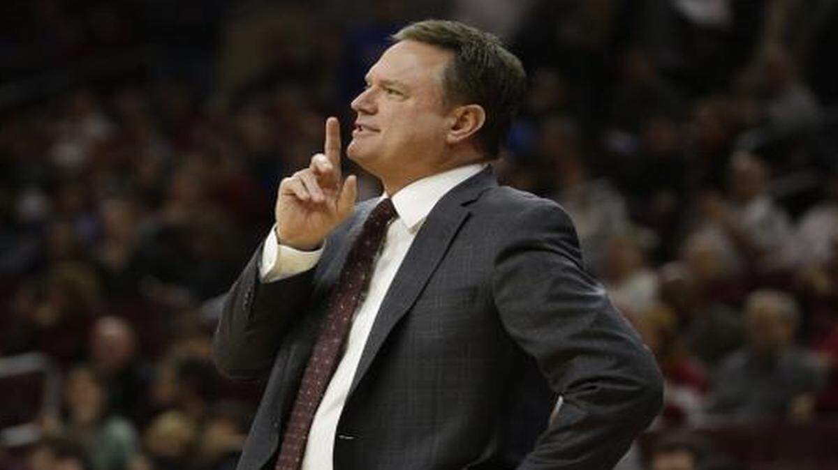 

Kansas basketball coach Bill Self on the Big 12: “Our league is such a monster,” Self said. “Every coach right now is a little uptight.”




