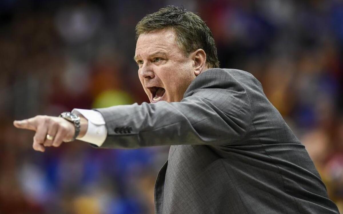 Kansas Jayhawks head coach Bill Self.