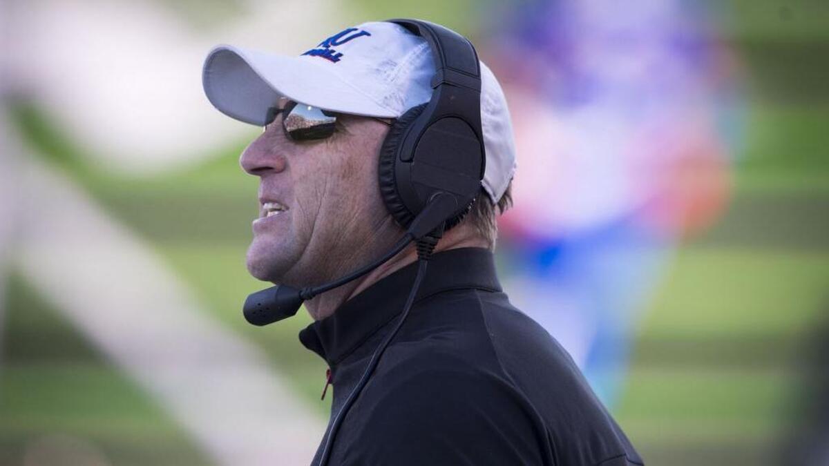 Kansas Jayhawks coach David Beaty lost a top recruit when receiver Devonta Jason announced on his Twitter account Sunday that he had decommitted from KU.